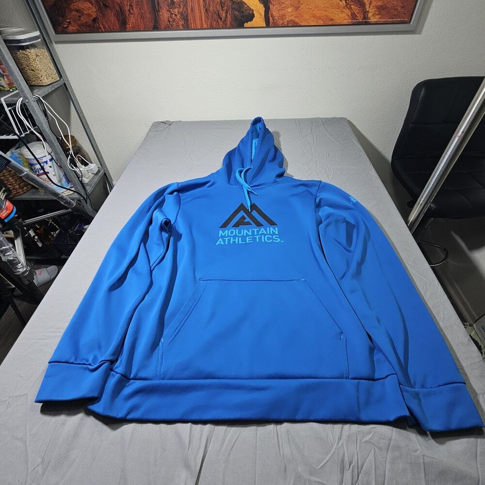 The Northface Sweatshirt Hoodie Mens Size L Blue Mountain Athletics.